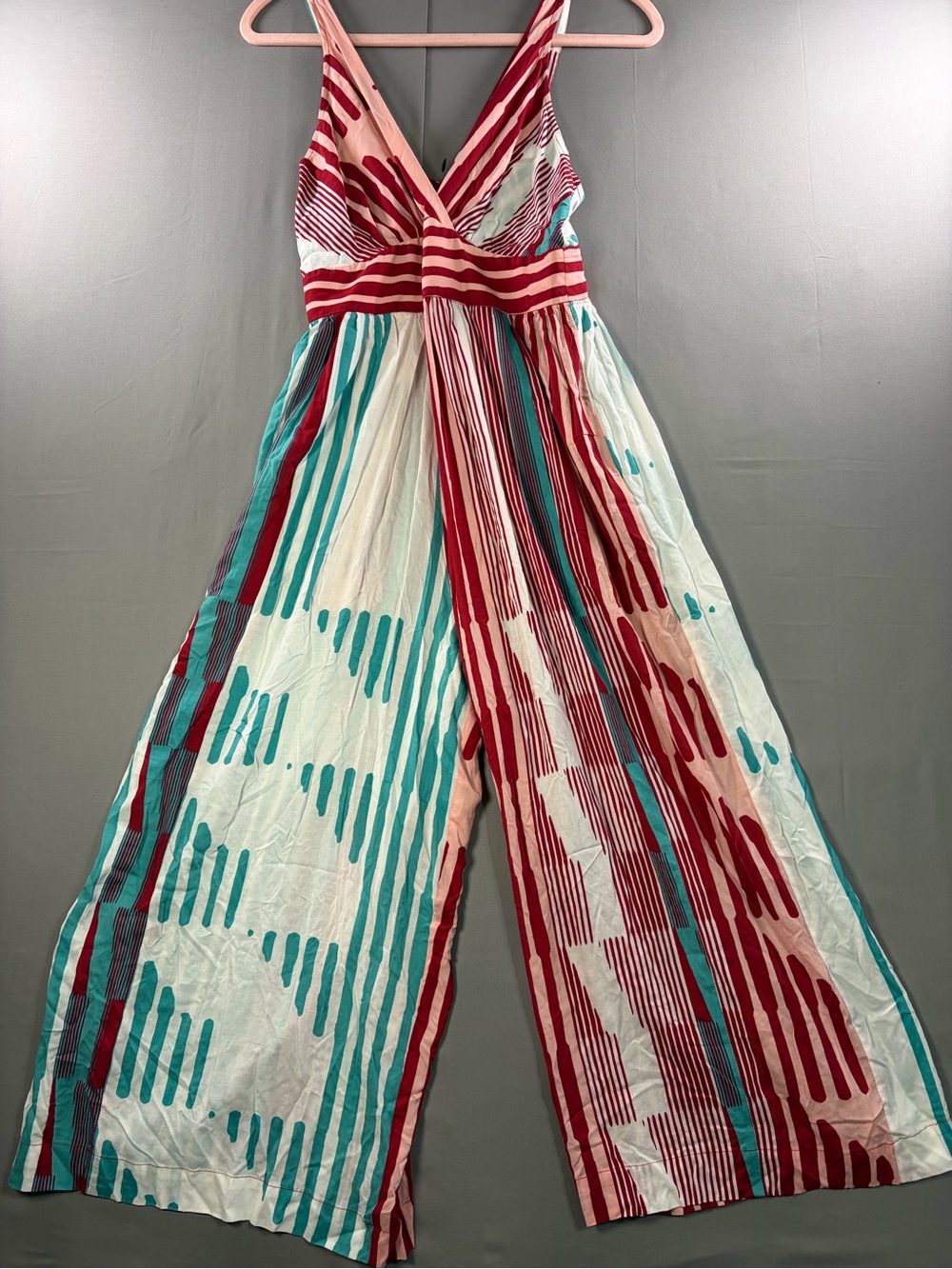 Plenty by Tracy Reese for Anthropologie Striped Wide-Leg Jumpsuit